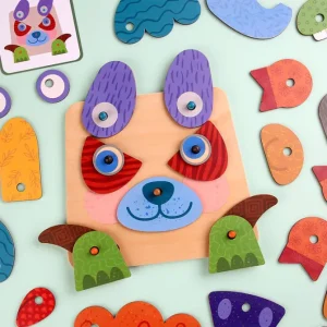 Wooden Face-changing Puzzle - Best Sensory Toys