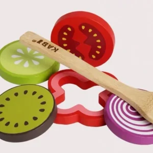 Wooden Fruit and Vegetable Salad Game - Open Ended Toys
