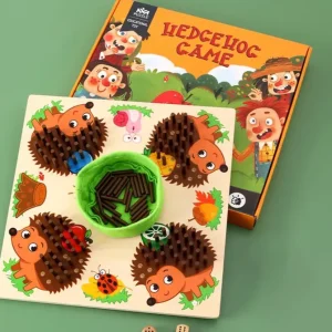 Wooden Hedgehog Game - Fine Motor Skills Toys