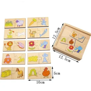 Wooden Jigsaw Matching Puzzle - Mathematics toys