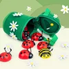 Wooden Ladybug Counting Game with Bag- Mathematics toys