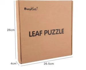 Wooden Leaf Puzzle- Fine motor skills toys