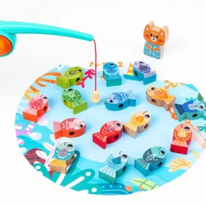 Wooden Magnetic Fishing and Counting Game- Mathematics toys