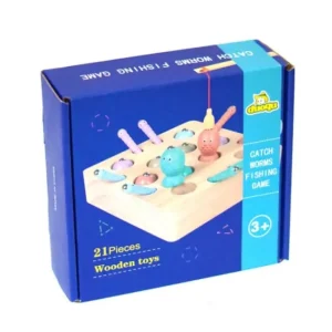 Wooden Magnetic Fishing Toy- Fine motor skills toys