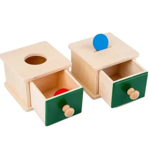 Wooden Montessori Imbucare Box (Coin and Ball)- Best montessori toys