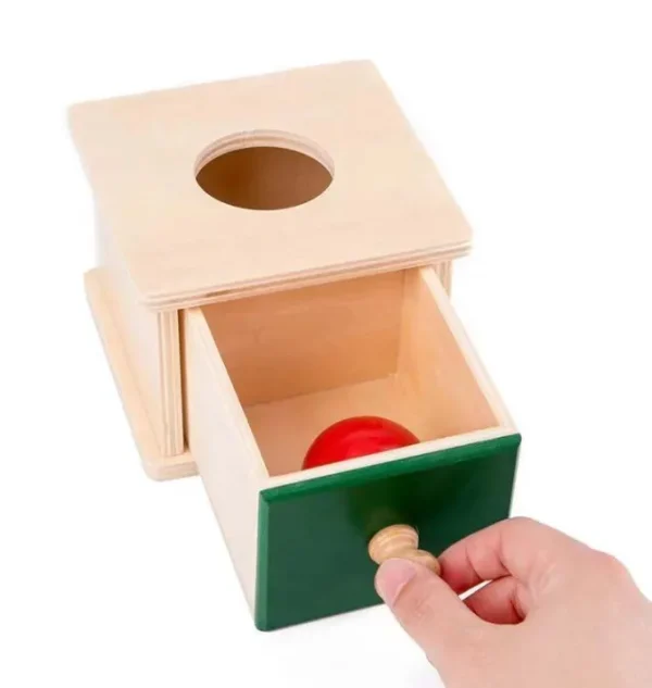 Wooden Montessori Imbucare Box (Coin and Ball)- Best montessori toys