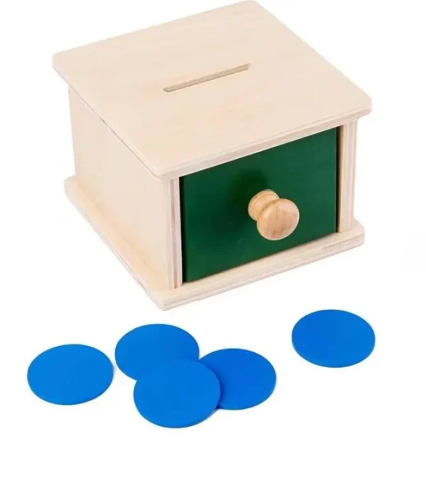 Wooden Montessori Imbucare Box (Coin and Ball)- Best montessori toys