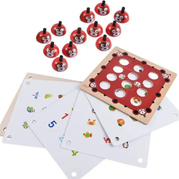 Wooden Montessori Memory Game - Mathematics toys