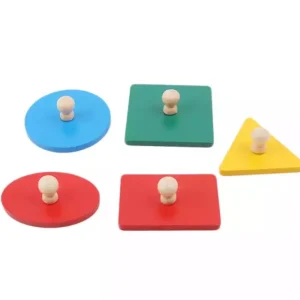 Wooden Montessori Shape Puzzle-Fine motor skills toys