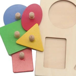 Wooden Montessori Shape Puzzle-Fine motor skills toys