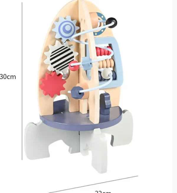 Wooden Multifunction Rocket - Best Fine Motor Toys