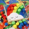 Wooden Mushroom Nails-Fine motor skills toys