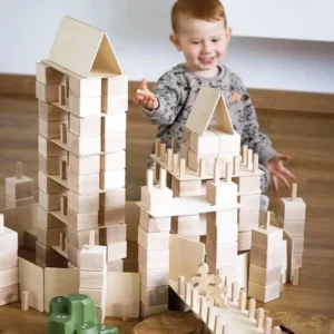 Wooden Nature Create Building blocks - Open Ended Wooden Toys