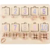 Wooden Number & Peg Matching Board-Mathematics toys