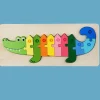 Wooden Number Animals Puzzle - Mathematics toys