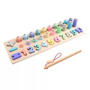 Wooden Number Counting Board -Mathematics Educational Toys