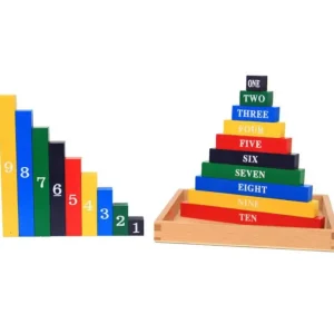 Wooden Numerical Rods-Best montessori toys