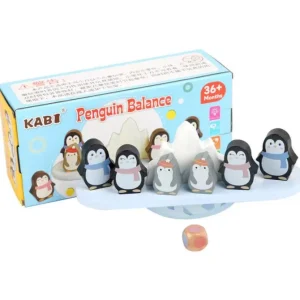 Wooden Penguin Balance Game-Fine motor skills toys