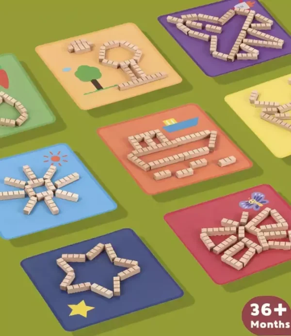 Wooden Puzzle Pieces-Mathematics toys