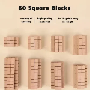 Wooden Puzzle Pieces-Mathematics toys