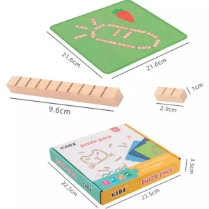 Wooden Puzzle Pieces-Mathematics toys