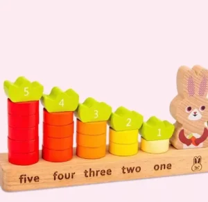 Wooden Rabbit Balance Counting- Mathematics toys