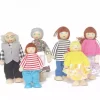 Wooden Role-Play Doll Family- Open ended wooden toys