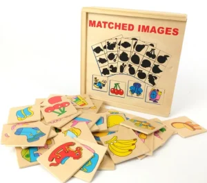 Wooden Shadow Matching Game-Mathematics toys