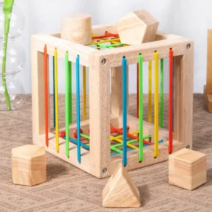 Wooden Shape Insert Box - Best Fine Motor Skill Toy