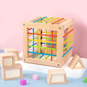 Wooden Shape Insert Box - Mathematics Educational Toys