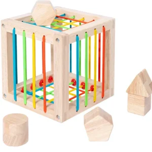 Wooden Shape Insert Box - Best Fine Motor Skill Toy