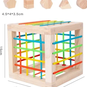 Wooden Shape Insert Box - Best Fine Motor Skill Toy
