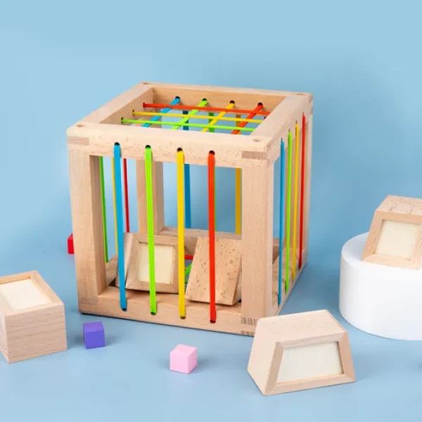 Wooden Shape Insert Box - Mathematics Educational Toys