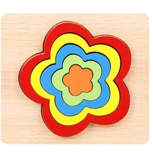 Wooden Shape Puzzles set of 3 - Best Wooden Open Ended Toys