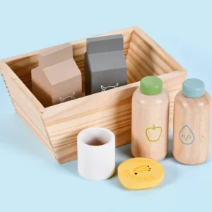 Wooden Simulation Breakfast Toys - Open ended wooden toys