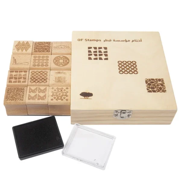 Wooden Stamp Set- Fine motor skills toys