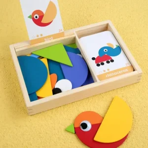 Wooden Step By Step Learning Creative Puzzle - Mathematics Educational Toys