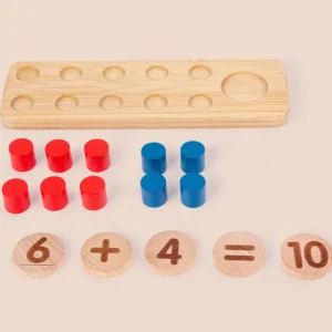 Wooden Ten Frame Unit Plus - Best Wooden Mathematical Toys