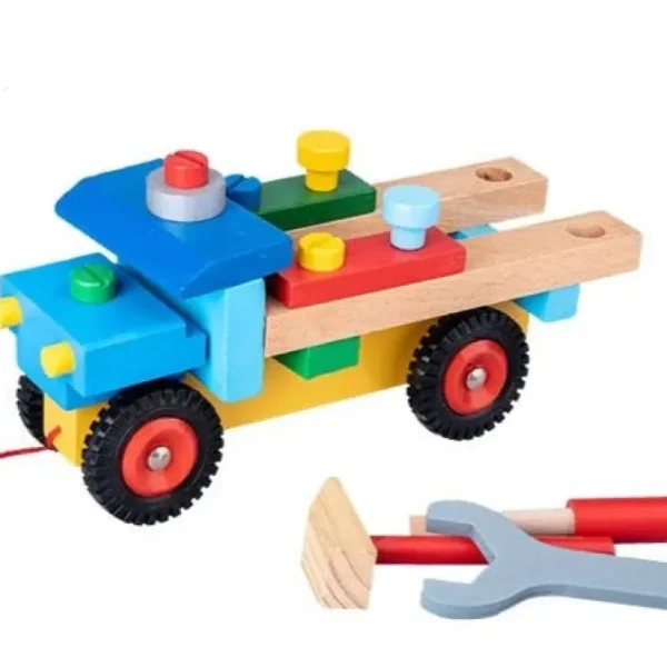 Wooden Tools Truck - Best Open Ended Wooden Toys