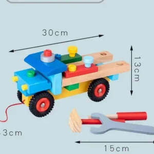 Wooden Tools Truck - Best Open Ended Wooden Toys