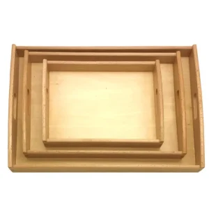 Wooden Tray Set of 3-Best montessori toys