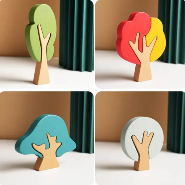 Wooden Tree Set - Opened -Ended Play