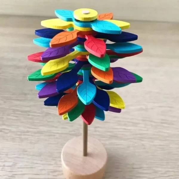 Wooden Tree Spinner- Sensory toys