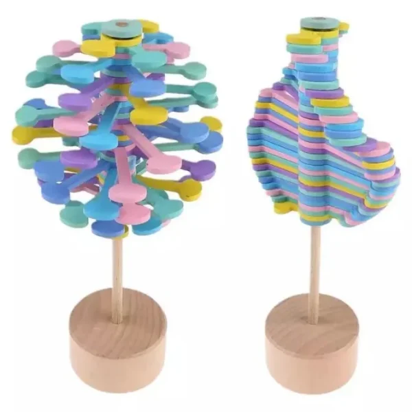 Wooden Tree Spinner- Sensory toys