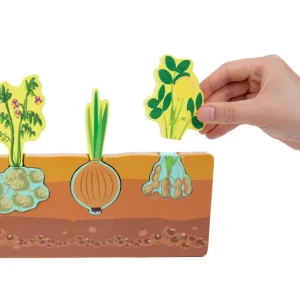 Wooden Vegetables Puzzle - Best Montessori Educational Toys