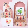 Wooden Word Cognitive Pairing - Best Open Ended Learning Toy